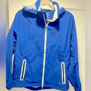 Zero restriction women’s Olivia rain coat in royal blue